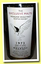 Macduff 38 yo 1973/2012 (46.9%, The Exclusive Malts, cask #16, 213 bottles)